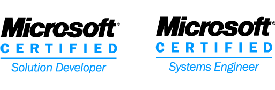 Microsoft Certified Solution Developer (MCSD), Microsoft Certified Systems Engineer (MCSE)